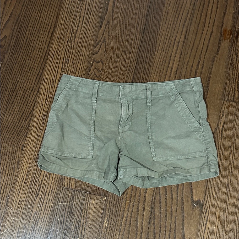 Joie Olive Green Cargo Shorts sz 28